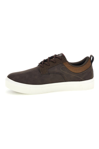 Sneakers marroni con inserto a contrasto e suola bianca Carrera CAM83001N6868