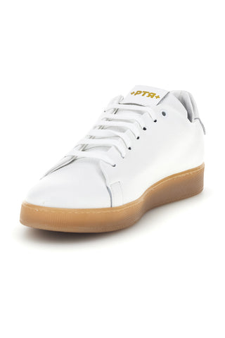 Weiße Leder-Sneaker Ptr 3100