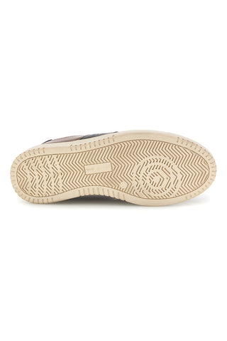 Braune Sneaker aus echtem Leder, hergestellt in Italien: Ptr 3000