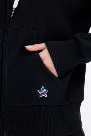 Felpa Etonic W2001 Nera full zip