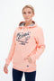 Felpa Etonic W2002 Rosa con tasca a marsupio