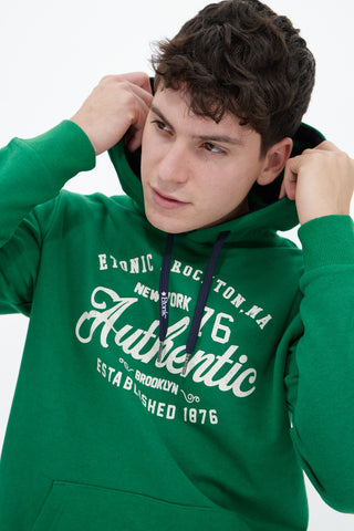 Etonic M2001 Grünes Sweatshirt mit Kapuze