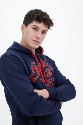 Etonic M2003 Blaues Sweatshirt mit Kapuze