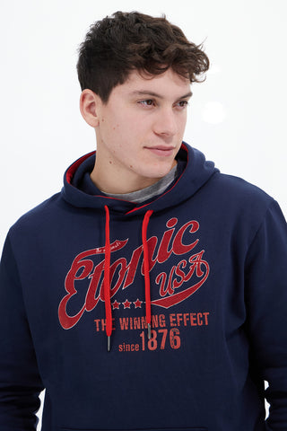 Etonic M2003 Blaues Sweatshirt mit Kapuze