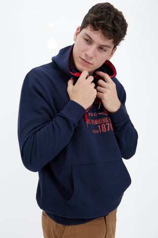 Etonic M2003 Blaues Sweatshirt mit Kapuze