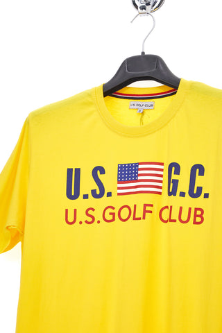 US Golf Club 1202 Gelbes T-Shirt