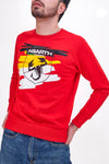 Rotes Abarth-Sweatshirt AH23SS201
