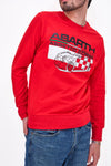 Leichtes rotes Abarth-Sweatshirt AH23SS281