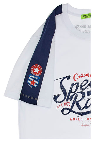 T-Shirt Max Dillan Man084 Bianca