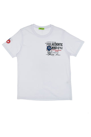 T-Shirt Max Dillan Man086 Bianca