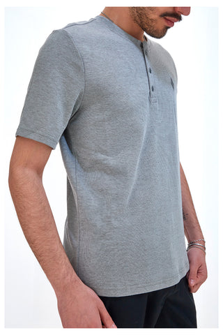 Skechers GOKNIT Graues Piquet-T-Shirt