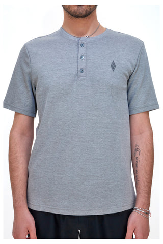 Skechers GOKNIT Graues Piquet-T-Shirt