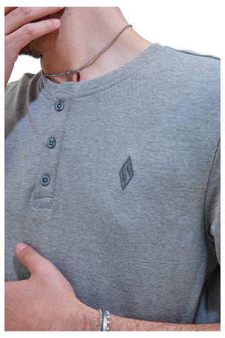 Skechers GOKNIT Graues Piquet-T-Shirt