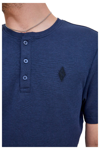 Skechers GOKNIT Blaues Piquet-T-Shirt