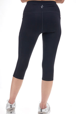 Capri-Leggings Skechers Goflex Hose Schwarz