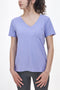 Skechers Godri Serene V-Neck Tee Lila T-Shirt