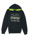 Felpe con Cappuccio Nera US Golf Club 1266