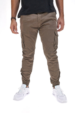 Pantaloni Cargo con Polsino Khaki Boardman 2750