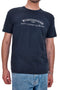 Blaues T-Shirt mit halben Ärmeln US Golf Club 1352