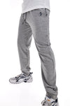 Pantaloni di Tuta con Polsino Grigio Melange US Golf Club 1237