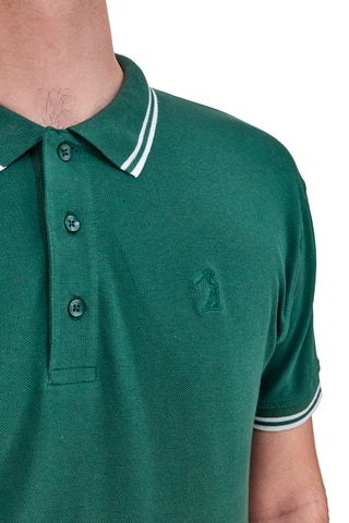 US Golf Club Grünes Halbarm-Polo 1327