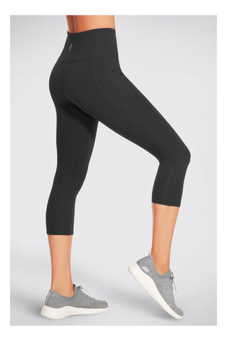Leggings Neri Skechers Gowalk Hw Midcalf Legging II