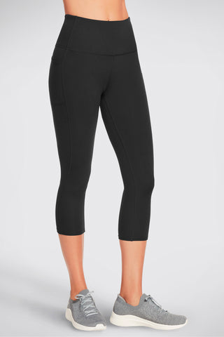 Leggings Neri Skechers Gowalk Hw Midcalf Legging II