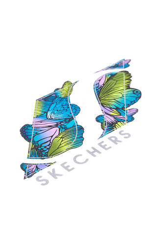 Weißes T-Shirt mit Skechers Ts32-Aufdruck