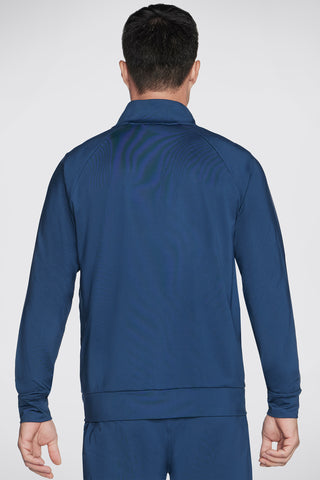 Blaues Kapuzen-Sweatshirt mit Reißverschluss Skechers The Hoodless Hoodie Weekend