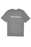 Skechers Strikethrough Tee Graues T-Shirt