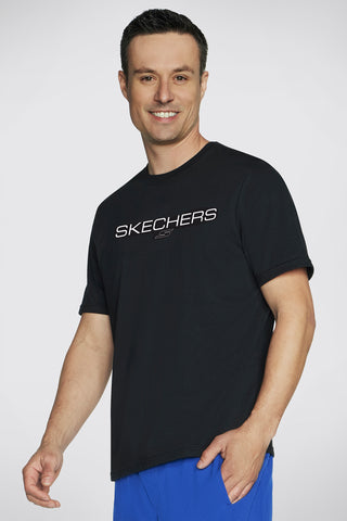 T-Shirt Nero Skechers Performance Tee