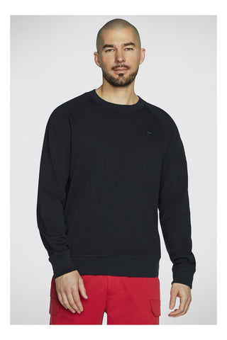 Skechers Classic Crew Schwarzes Sweatshirt mit Rundhalsausschnitt