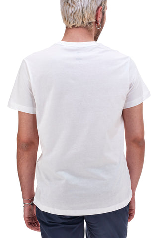 Weißes T-Shirt mit No Limits-Aufdruck 049S24