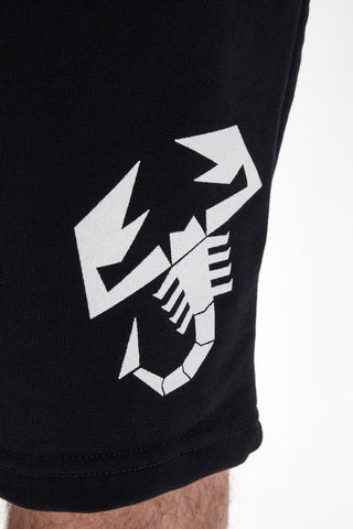 Schwarze Shorts Made in Italy Abarth AH24SS168