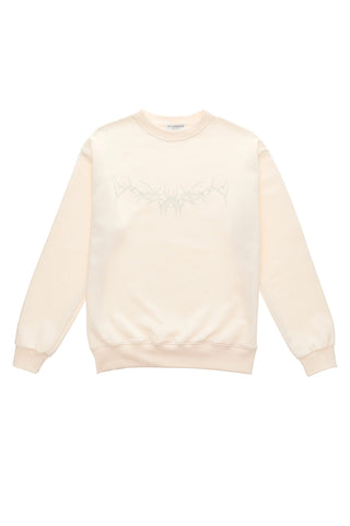Cremefarbenes Boardman 1840-Sweatshirt mit Rundhalsausschnitt