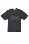 Anthrazitfarbenes T-Shirt mit Strasssteinen Boardman 1140
