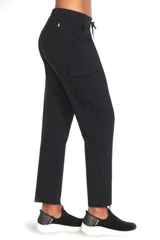 Schwarze Slip-ins-Cargohose von Skechers