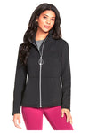 Felpa Nera Con Cerniera SKECHERS GO SNUGGLE Jacket