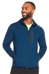 Blauer Kapuzenpullover ohne Kapuze und mit zentralem Reißverschluss SKECHERS Skech Cloud Thermal Full Zip Hoodie 