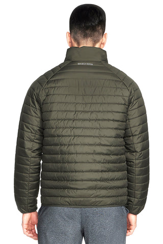 Piumino Verde Reversibile Skechers GO SHIELD Altitude Reversible Jacket