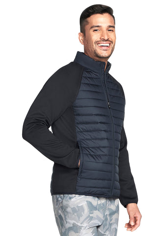 Gilet Con Maniche In tessuto Nero GO SHIELD Hybrid Jacket 2
