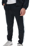 Schwarze Hose mit weißen Seitenbändern SKECHERS Premier Track Pant
