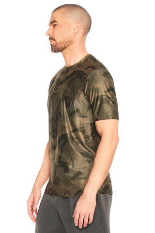 Maglietta militare a girocollo SKECHERS GO DRI All Day Camo