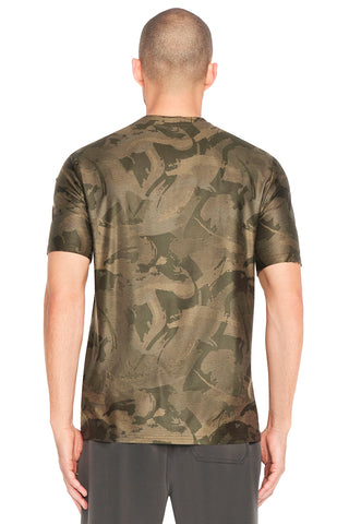 Maglietta militare a girocollo SKECHERS GO DRI All Day Camo