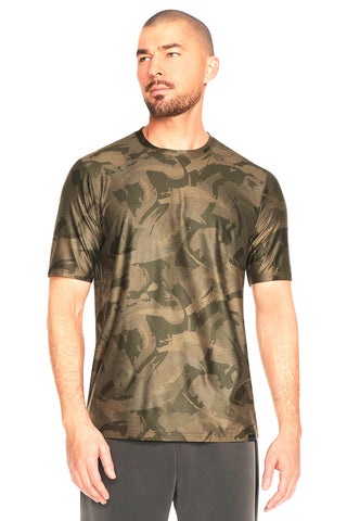 Maglietta militare a girocollo SKECHERS GO DRI All Day Camo