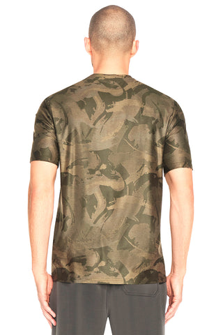 Maglietta militare a girocollo SKECHERS GO DRI All Day Camo