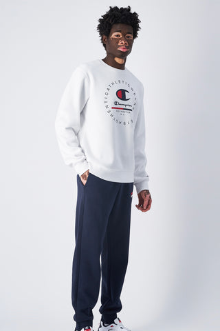 Felpa Bianca girocollo senza cappuccio Champion Crewneck Sweatshirt