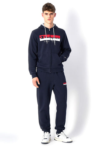Blaue Fleece-Sporthose CHAMPION RIB CUFF PANTS