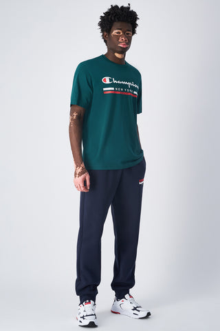 T-SHIRT GRÜN RUNDHALS CHAMPION CREWNECK