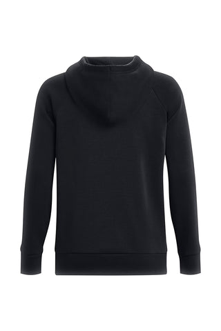 Schwarzes Sweatshirt mit Rundhalsausschnitt und Kapuze Under Armour Rival Fleece Big Logo